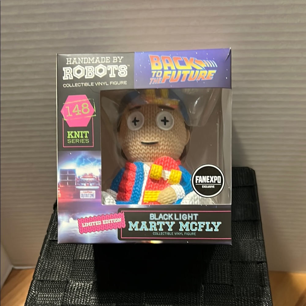 Back to the Future Black Light Marty McFly Figure